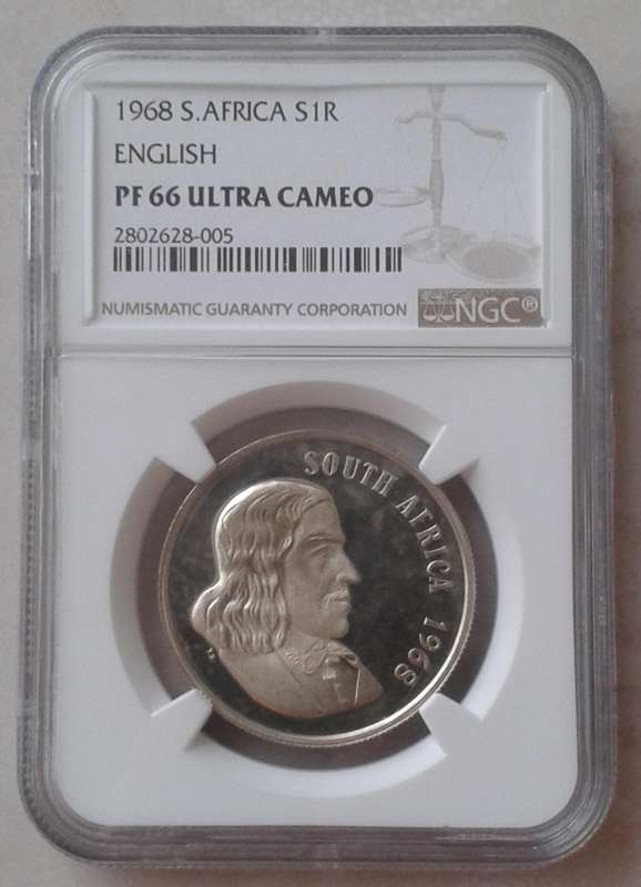 1968 English proof silver R1 NGC PF66 Ultra Cameo (Only 6 higher)