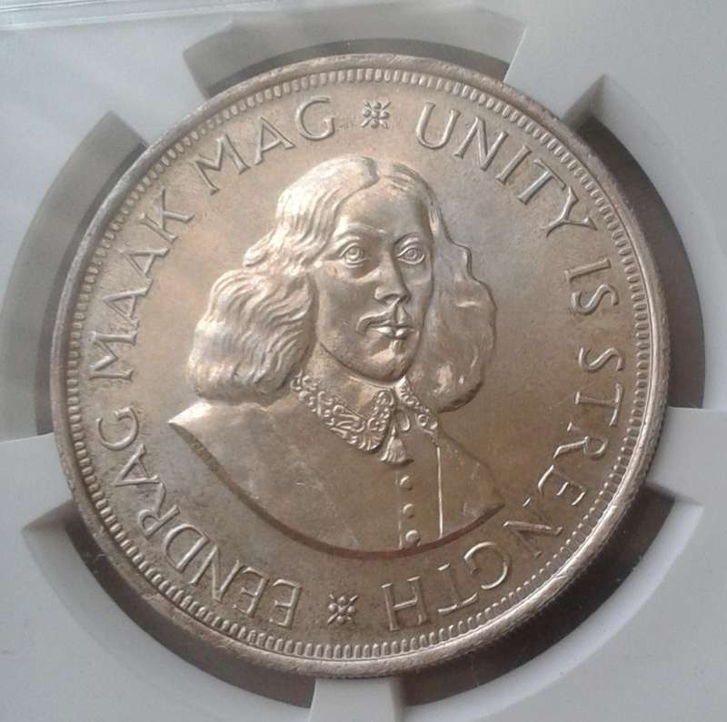 1961 Republic proof silver 50c SANGS PF63 (mintage: 7530)