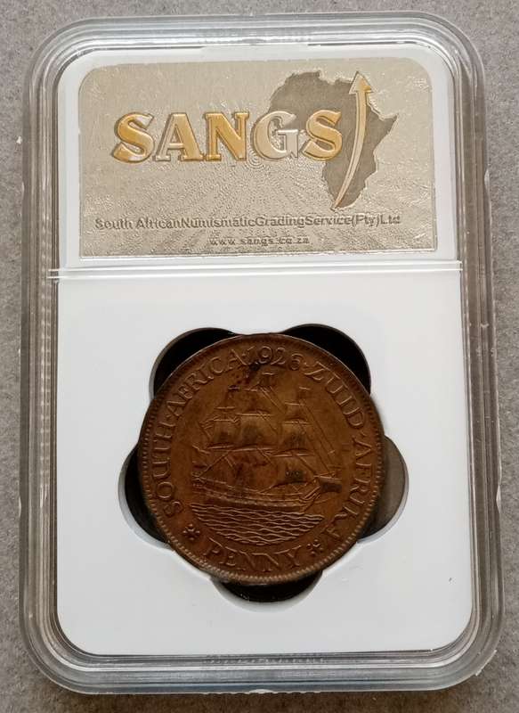 Nice 1926 Union penny SANGS XF40