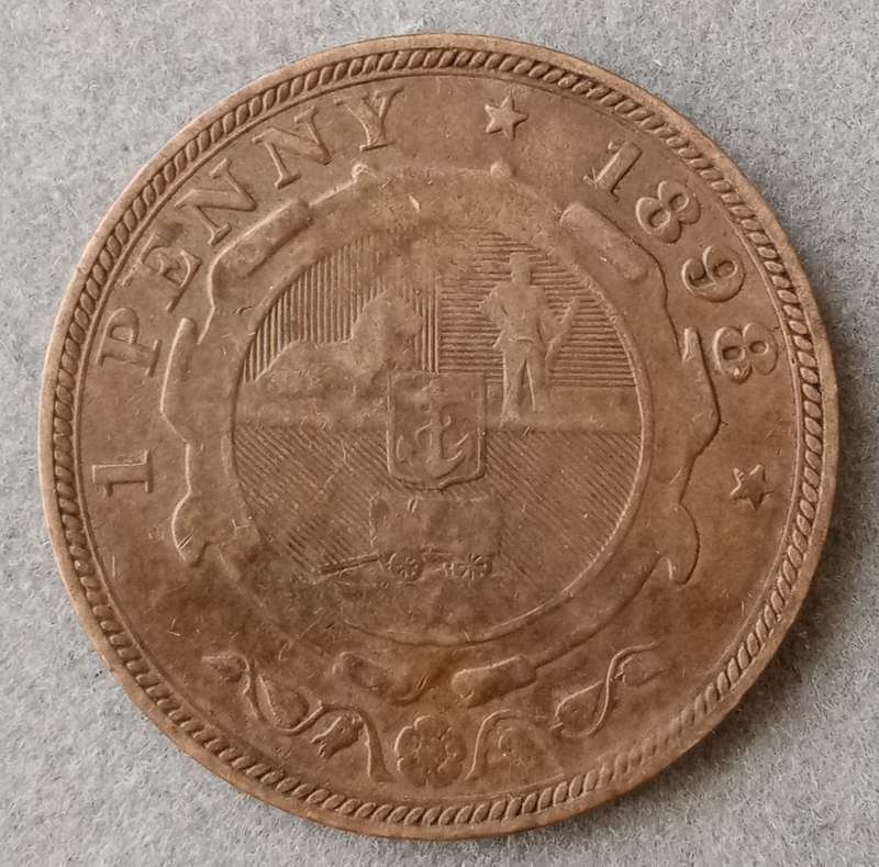 1898 ZAR Kruger penny as per images