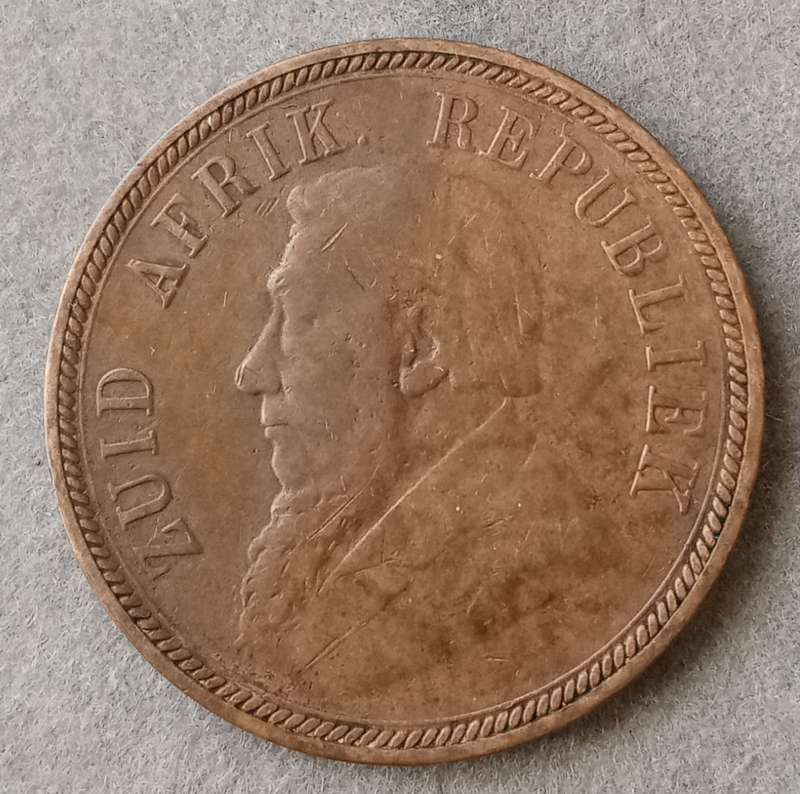 1898 ZAR Kruger penny as per images