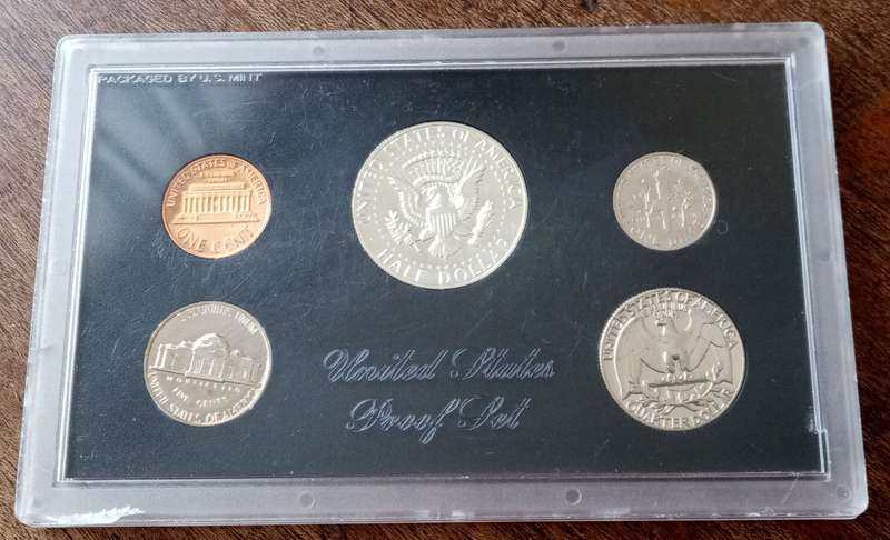 1970 USA proof set in case