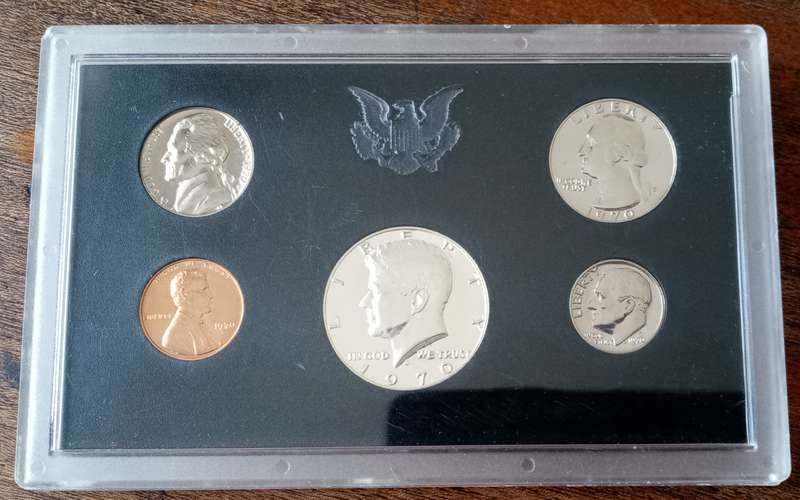 1970 USA proof set in case