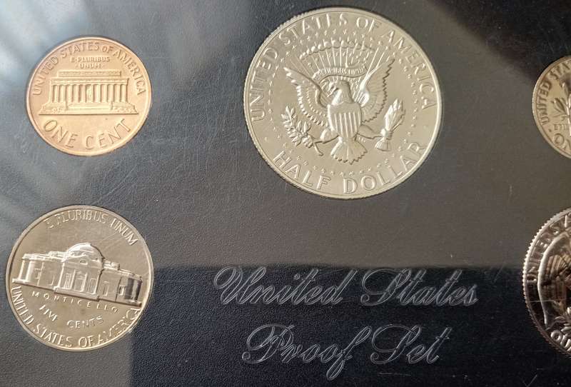1970 USA proof set in case
