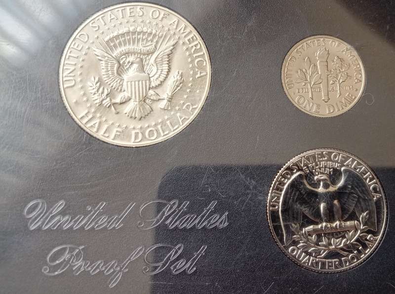 1970 USA proof set in case