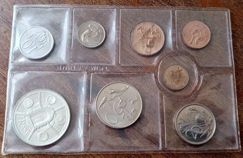 1974 Republic uncirculated Mint pack (R1-1/2c) incl.silver R1
