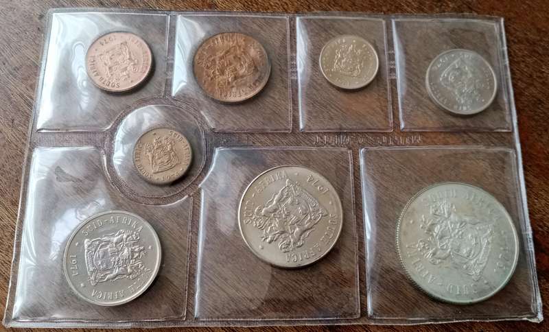 1974 Republic uncirculated Mint pack (R1-1/2c) incl.silver R1