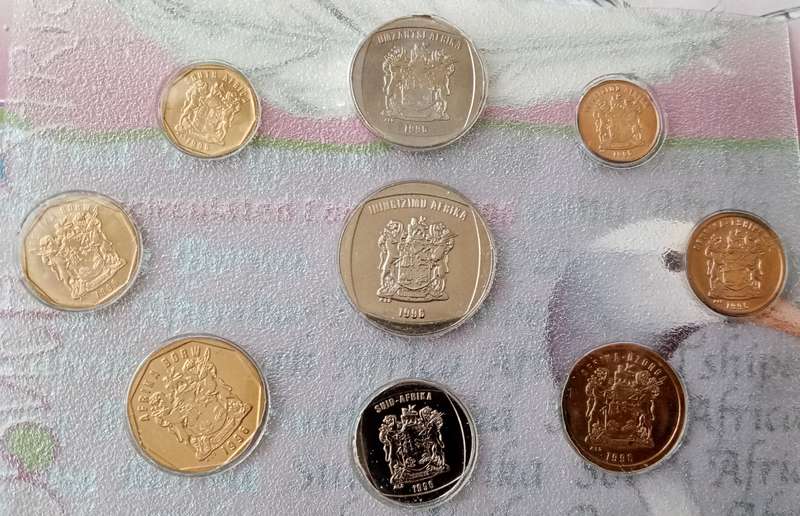 1996 Uncirculated Mint pack set (Blue Crane)