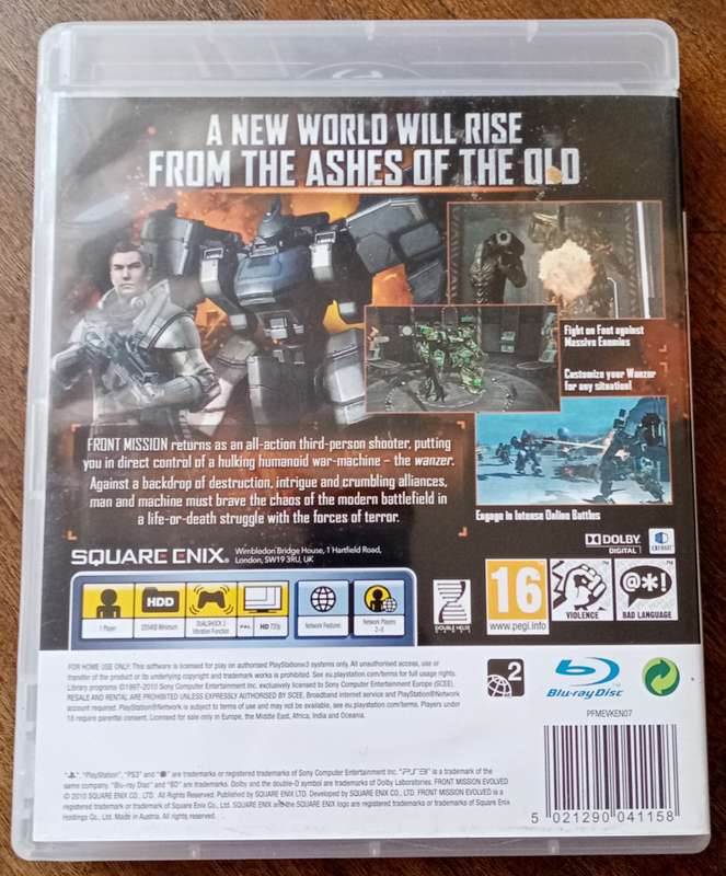 Front Mission Evolved PS3