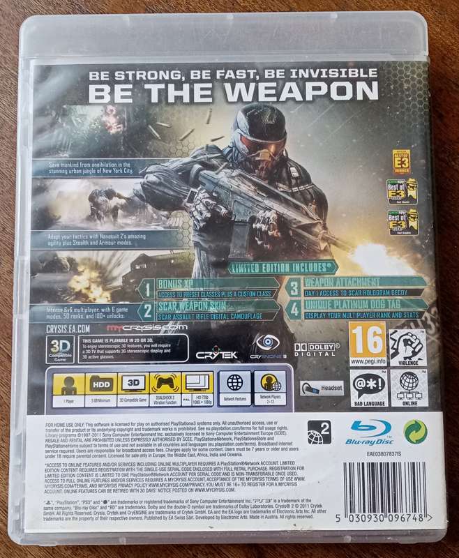 Crysis 2 PS3