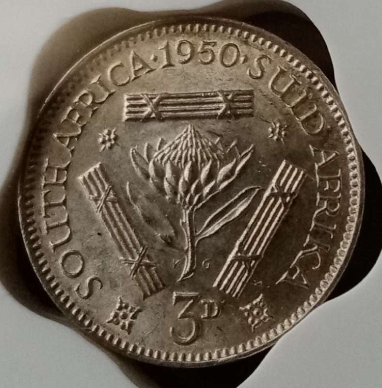 1950 Union silver tickey SANGS MS62