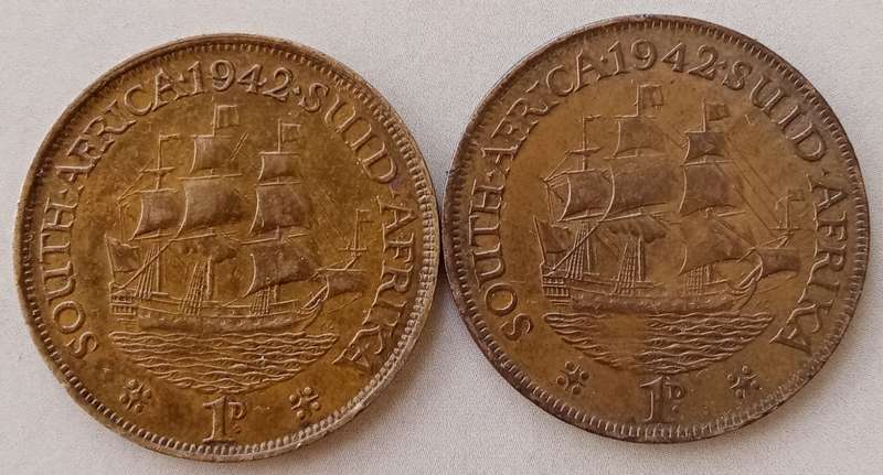 1942 Union penny as per images