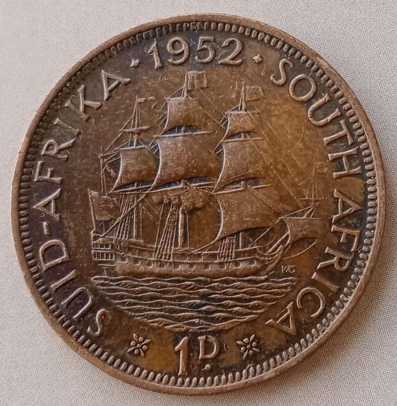 Union 1952 penny as per images