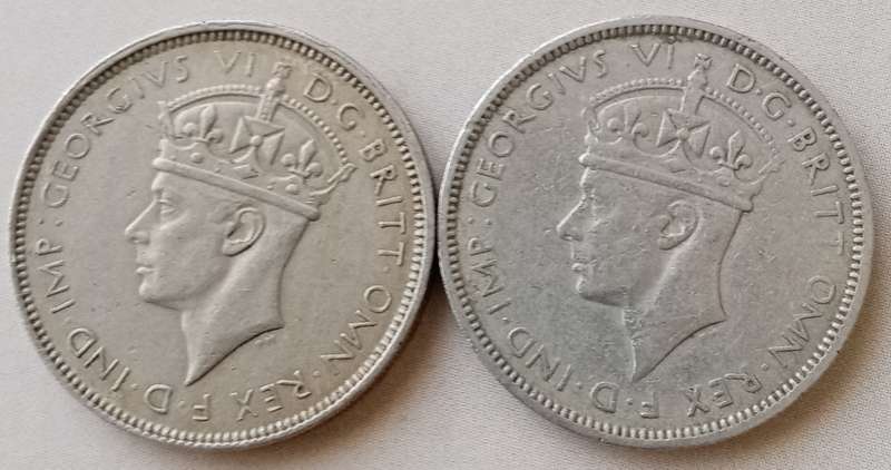 1939 and 1940 British West Africa threepence set