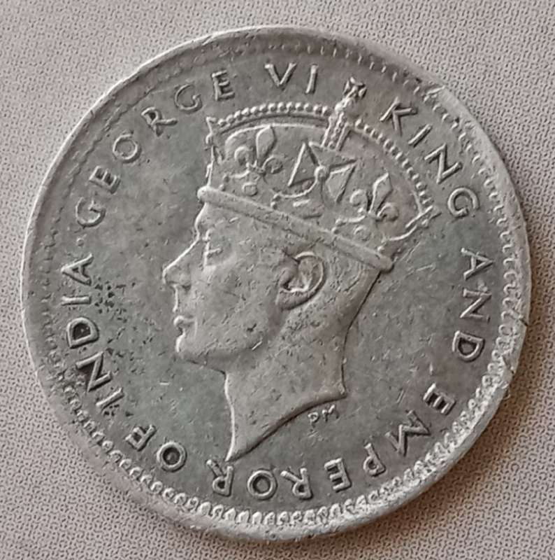 1941 Ceylon silver 10c (Sri Lanka)