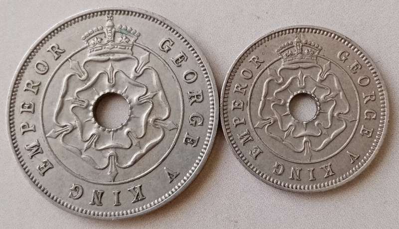 1934 Southern Rhodesia penny & half penny set