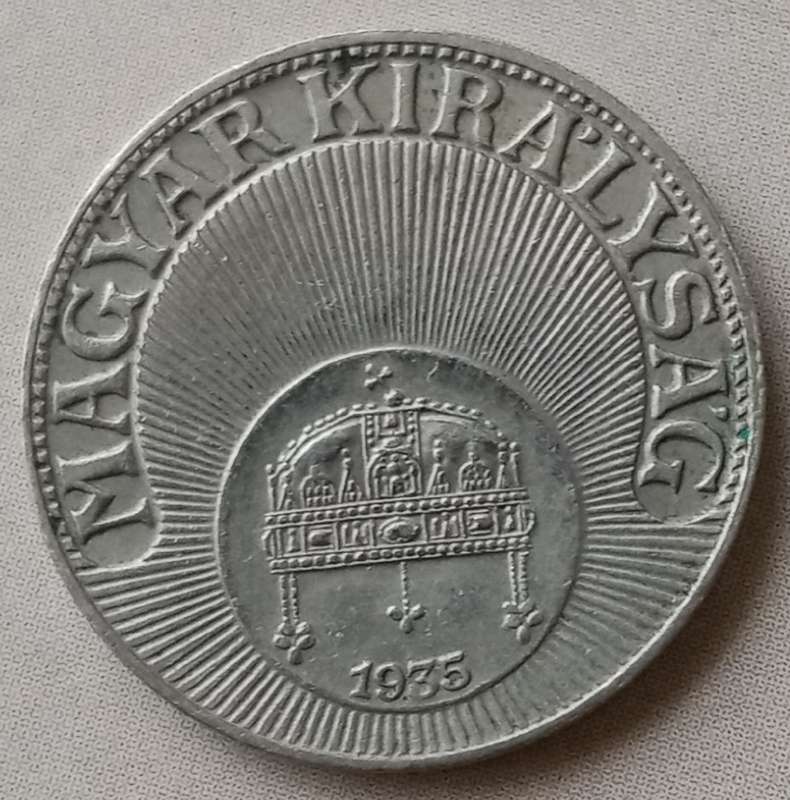 1935 Hungary 10 Filler