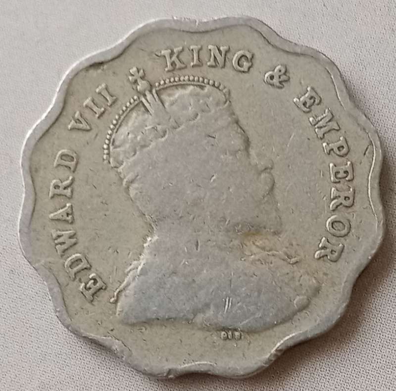 1908 India 1 Anna