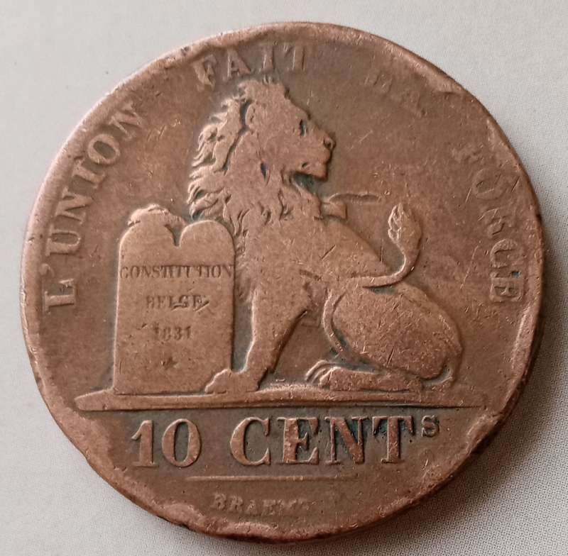 1832 Belgium 10c