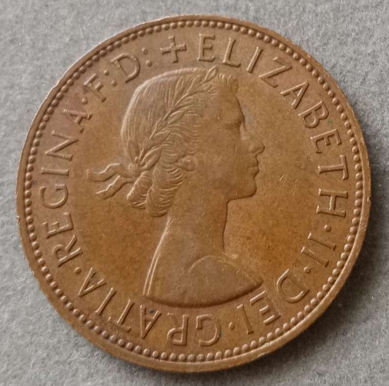 High grade 1967 British penny