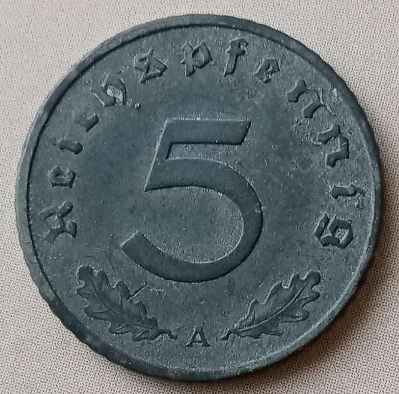 1941 A Germany 5 Reichspfennig (Third Reich)