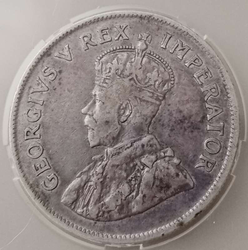 1928 Union silver 2 1/2 Shillings SANGS VF20