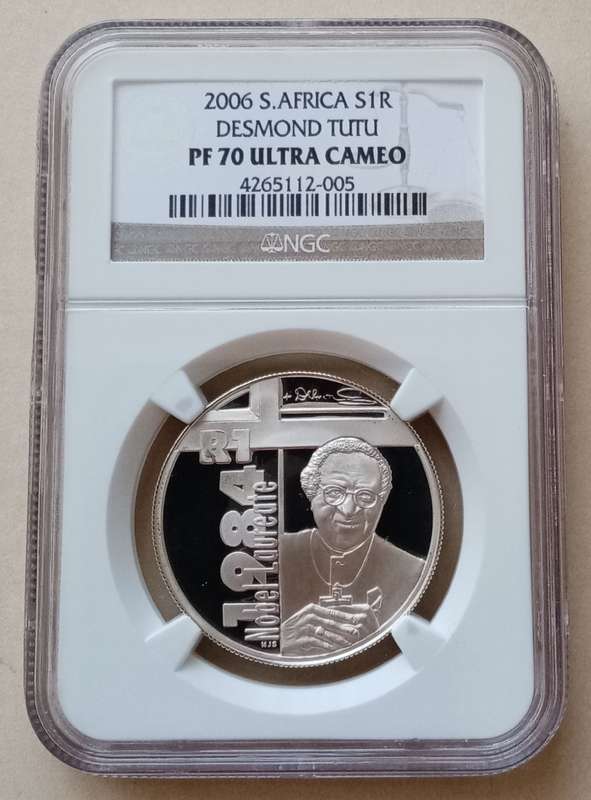 2006 Tutu proof silver R1 NGC PF70 UC (Finest Known)