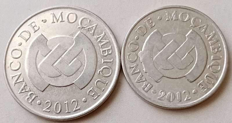 2012 Mozambique 2 & 5 Meticals
