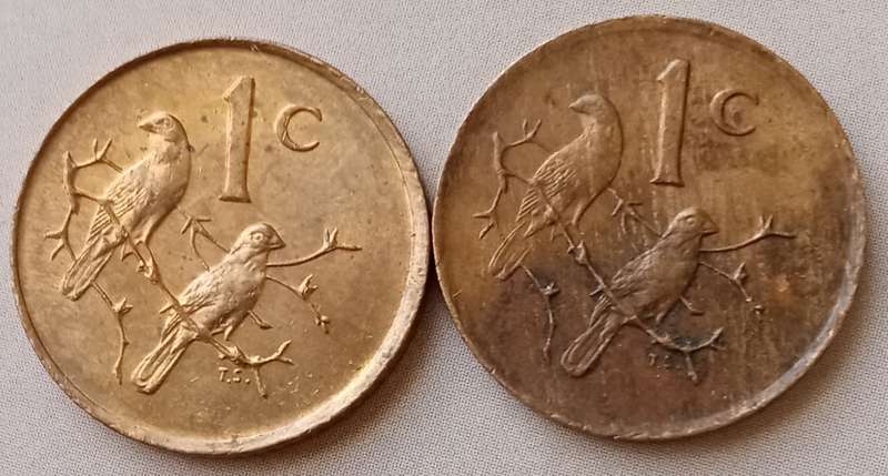 1986 & 1987 Republic 1c set