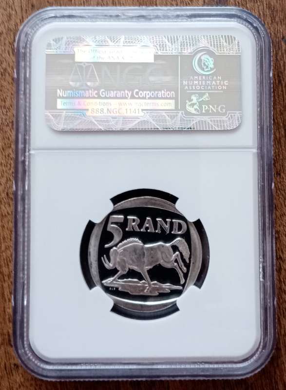 2000 Mandela R5 NGC graded PF64 Ultra Cameo