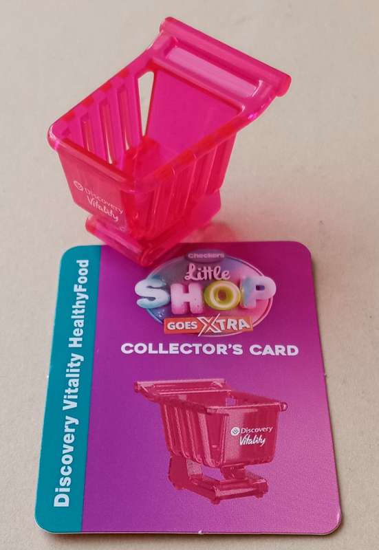 Checkers Little Shop goes Xtra Vitality trolley incl.card