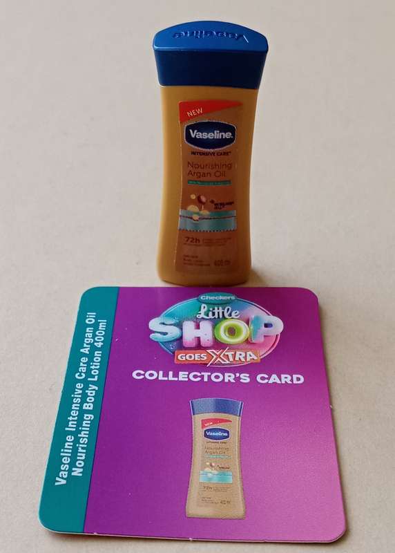 Checkers Little Shop goes Xtra Vaseline body lotion incl.card
