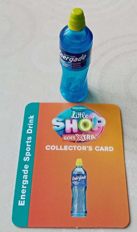 Checkers Little Shop goes Xtra Energade sports drink incl.card