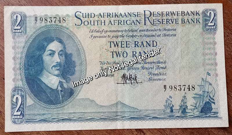 1961 M.H de Kock R2 in VF