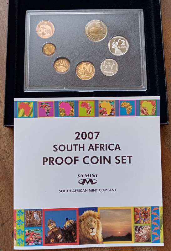 2007 Republic short proof set in box (mintage 1280).