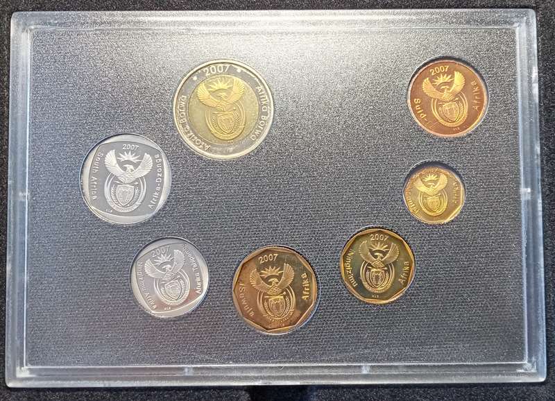 2007 Republic short proof set in box (mintage 1280).