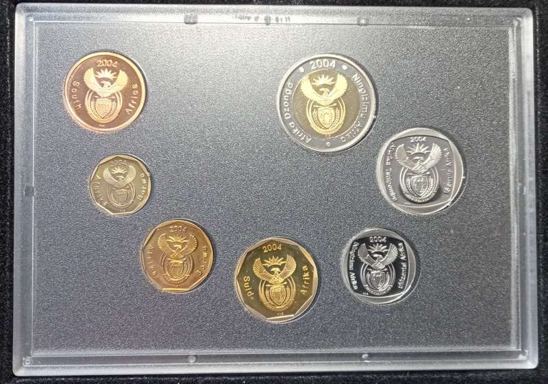 2004 Republic proof set in box (mintage: 1935).