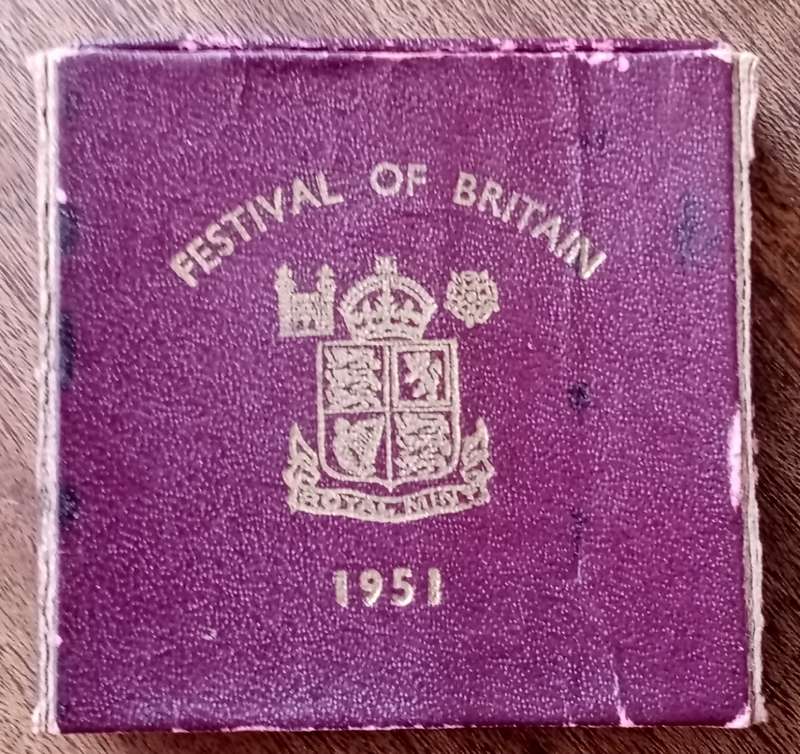 1951 Festival of Great Britain prooflike crown in box