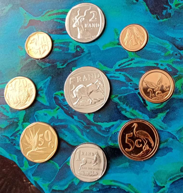 1995 Brilliant uncirculated Mint coin set (Fish Eagle)