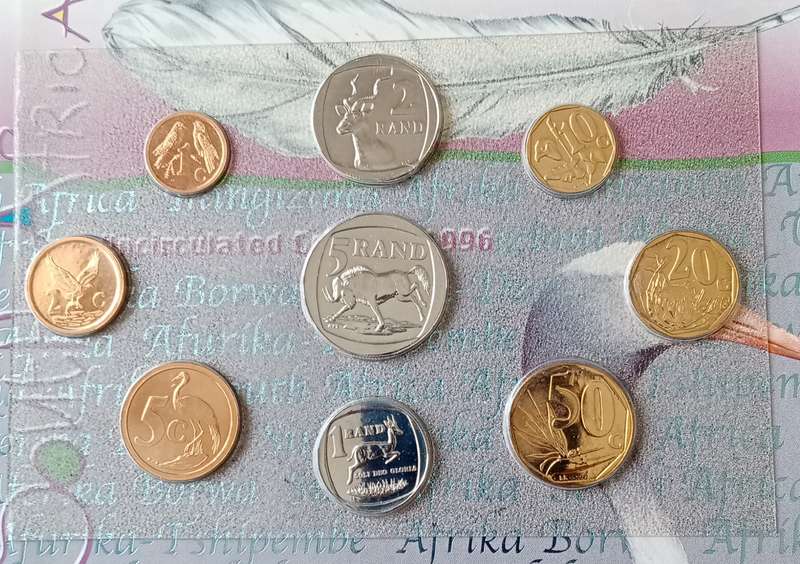 1996 Uncirculated Mint pack set (Blue Crane).