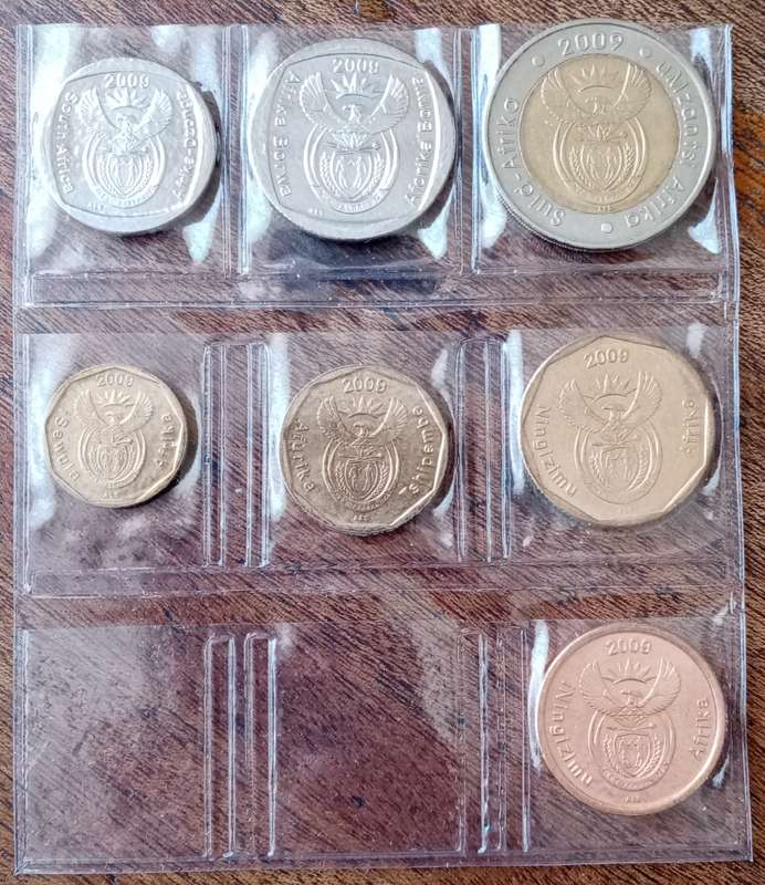 2009 S.A Mint circulation coin set (mintage: 449 only)