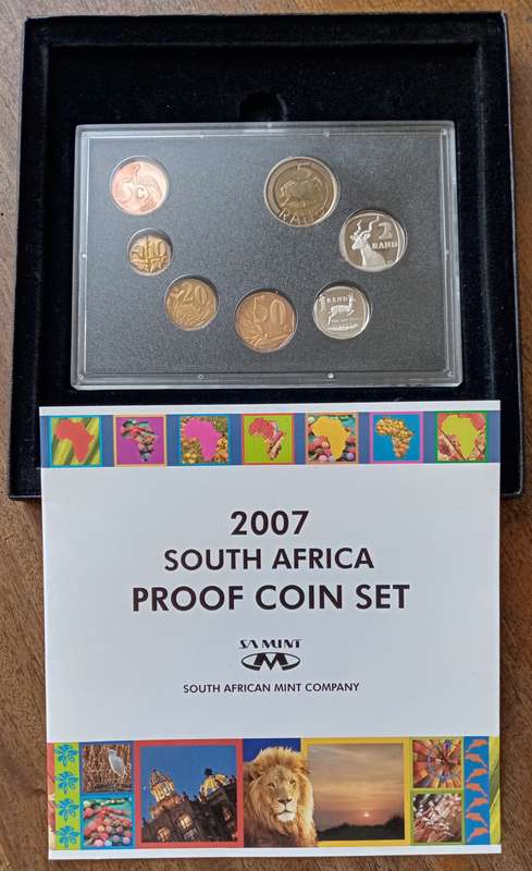 2007 Republic proof set in box (mintage 1280)