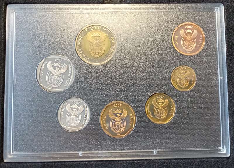 2007 Republic proof set in box (mintage 1280)