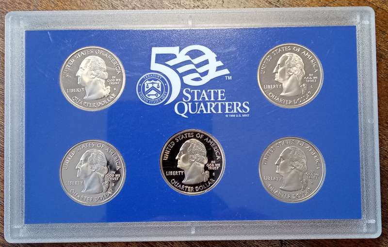 2004 United States Mint proof set in box (11 coins)
