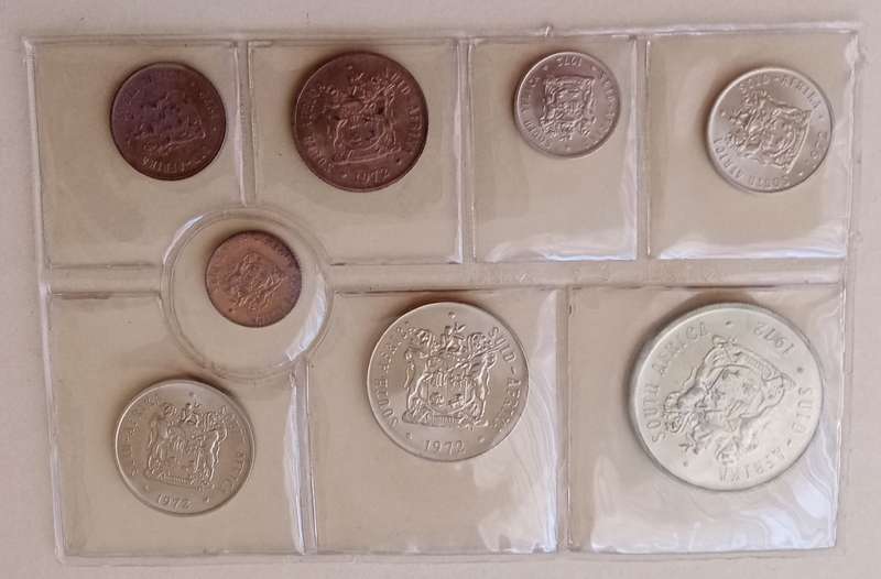 1972 Republic uncirculated Mint pack (R1-1/2c) incl.silver R1