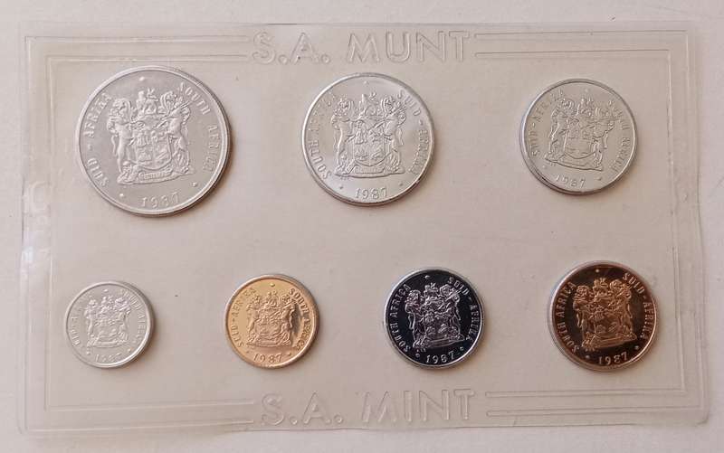 1987 Republic uncirculated Mint pack (R1-1c) mintage: 7642