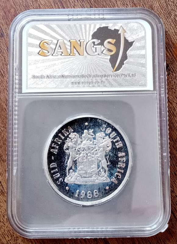 1988 Dias proof silver R1 SANGS PF64