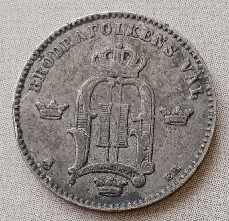 1887 Sweden silver 10 Ore