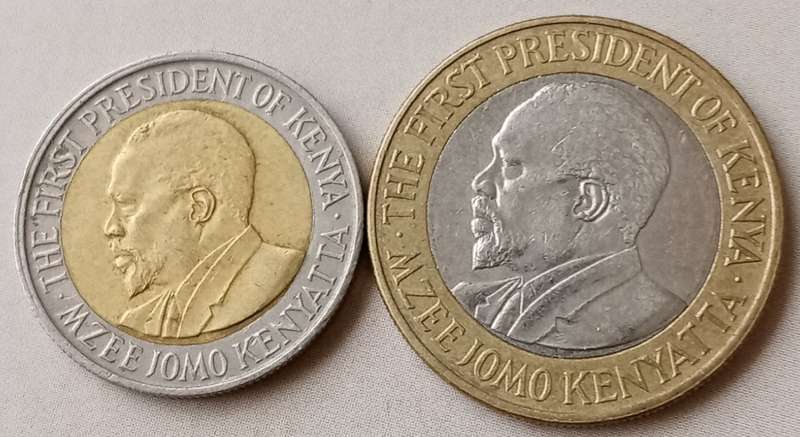 2005 Kenya 5 and 10 Shillings