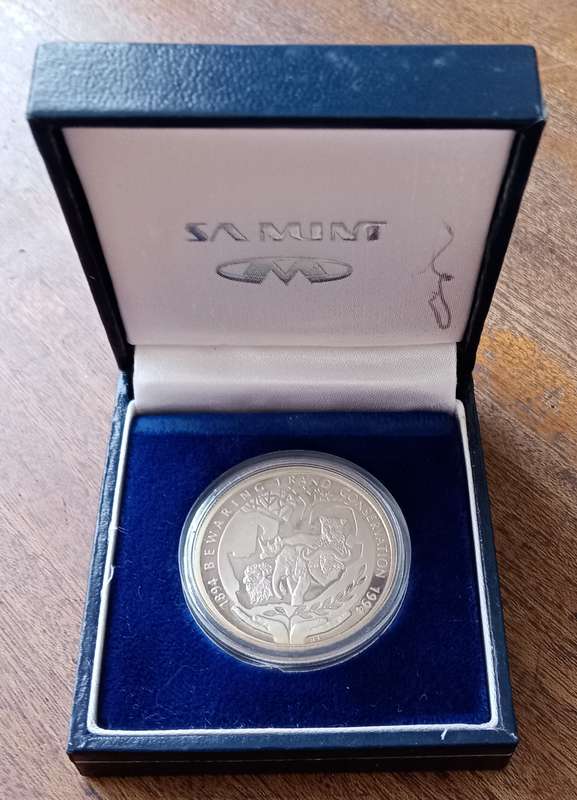 Encapsulated 1994 Conservation proof silver R1 in box